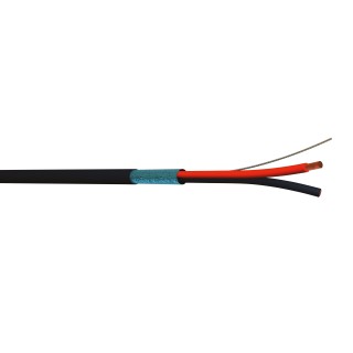 S2CEB - Paire de brassage audio - 0,22 mm² - pvc noir - 100 m S2CEB