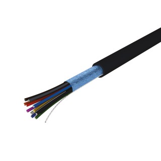 S2CEB - Câble telecommande - 6 x 0,22mm² - pvc noir - 100 m S2CEB