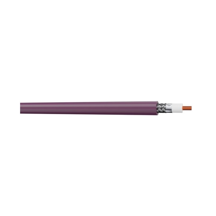S2CEB - Câble Vidéo UHDTV 1.0/4.6 GAINE LSZH VIOLET - 6.95 mm S2CEB
