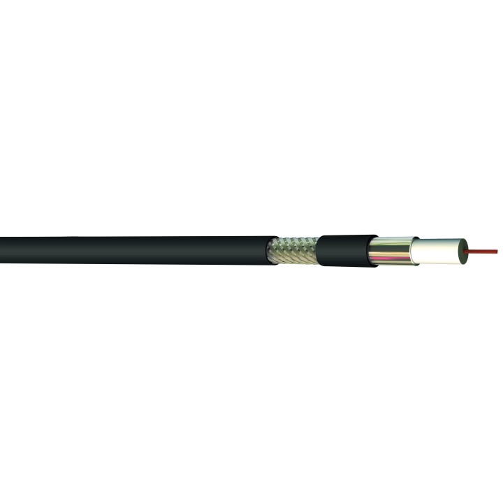 S2CEB - Câble Vidéo UHDTV 1.2/5.0 GAINE PUR NOIRE - 6.95 MM S2CEB