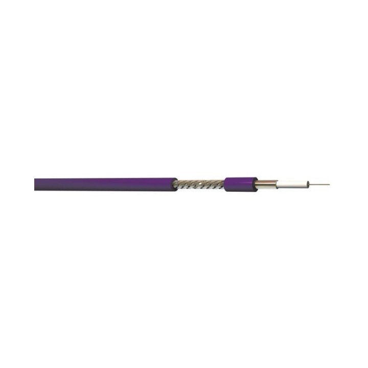 S2CEB - Câble vidéo UHDTV 0.6/2.8 Gaine LSZH Violet 4,6mm + 5€ de coupe S2CEB