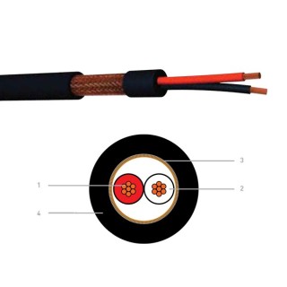 S2CEB - Câble micro - 0,22 mm² - pvc noir - 500 m S2CEB