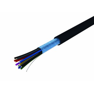 Câble télécommande 4 cds 0.22mm - blindage alumin. - Bobine de 100m S2CEB