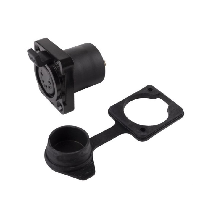 S2CEB - Fiche XLR 5 pts femelle noire S2CEB