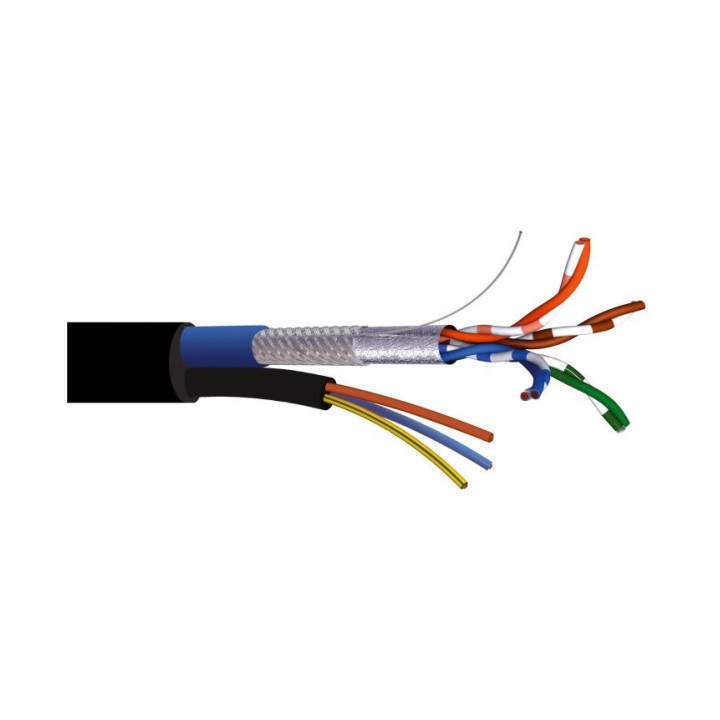 S2CEB - Câble gigabit ethernet souple - 4 paires awg 24 - bleu - à la coupe - prix au mètre S2CEB