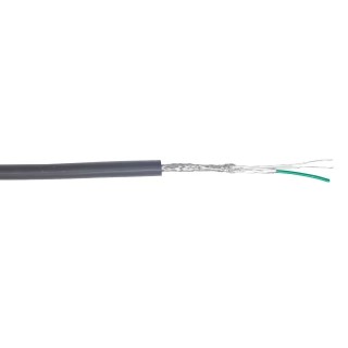 S2CEB - Câble dmx512 - 1 x 2 x 0,22 mm² - pvc noir - à la coupe S2CEB