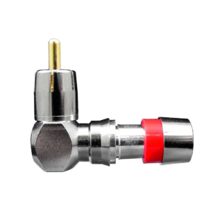 Connecteur universel RCA RG59 à angle droit Belden