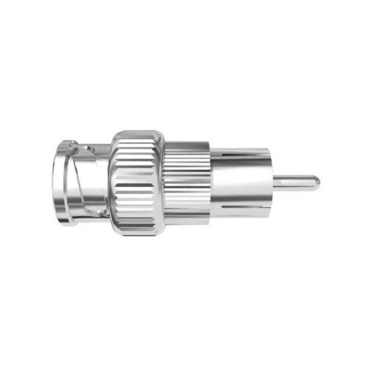 Adaptateur BNC mâle / RCA mâle S2CEB NC1515 | conversion vidéo/audio | connectique coaxiale