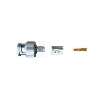 Connecteur BNC mâle S2CEB DMS50 | à sertir | RG58CU | 50 Ω