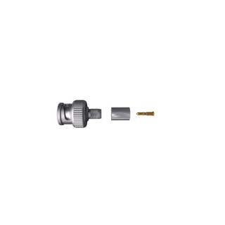 Connecteur BNC mâle à sertir S2CEB BMS50 | pour câble RG213/KX4 | 50 Ω