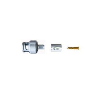 Connecteur BNC mâle à sertir S2CEB DMC75HQ | 75 Ω | haute qualité MC75/MC05/MCCFP