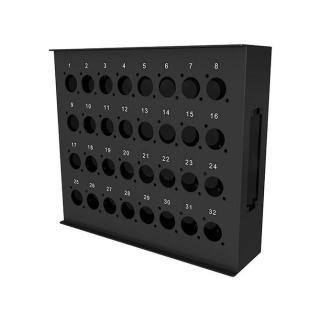 Boîtier de scène S2CEB SB32 | 32 XLR | 1 prise rectangulaire robuste pour installation audio professionnelle