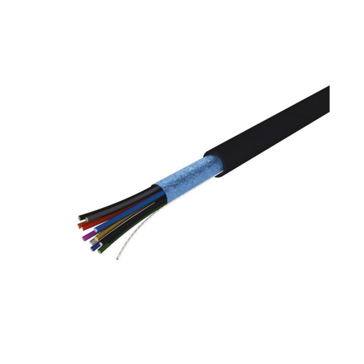 Câble télécommande S2CEB 20401 | 4 x 0,22mm² | PVC noir 100 m, prix au mètre
