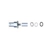 Embase BNC femelle à sertir S2CEB EB75HQ | compatible KX6/RG59BU | connectique coaxiale pro