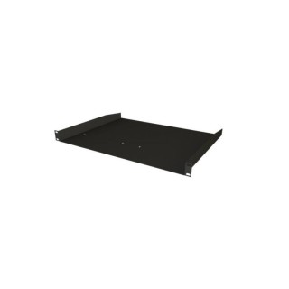 Étagère 19P S2CEB ETA0119 | 1U | acier epoxy noir pour rack 19”