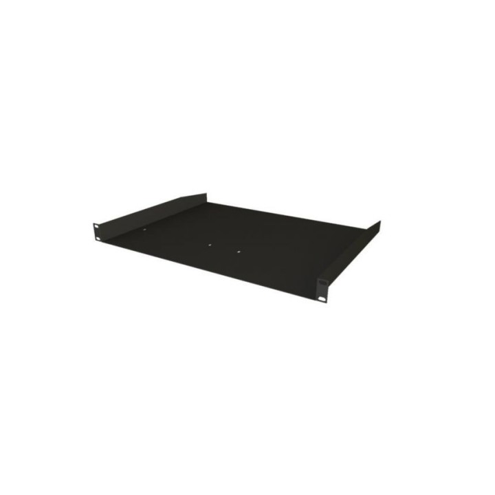 Étagère 19P S2CEB ETA0119 | 1U | acier epoxy noir pour rack 19”