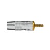 Jack mâle stéréo 3,5 mm S2CEB RJ45MH | corps métal | connecteur audio robuste