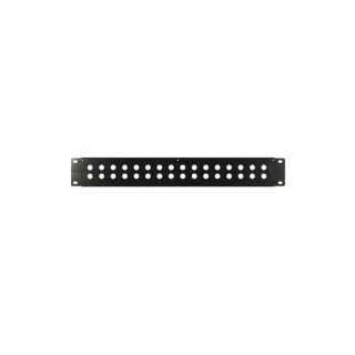 Panneau 19P S2CEB PAN21932T | 2U | 32 traversées BNC epoxy noir