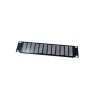 Panneau 19" S2CEB PAN1191V | 1U | grille de ventilation | finition epoxy noir