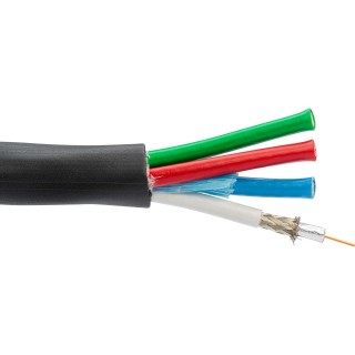 Câble coaxial Belden 7788A | 4 mini Coa | blindé haute performance