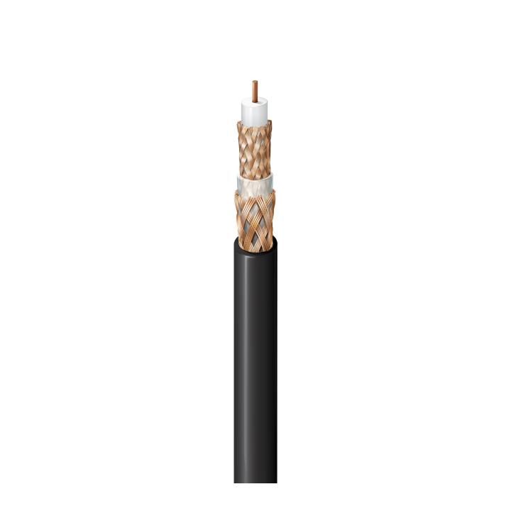 Câble coaxial Belden 88232 | RG59U 20AWG | 1 conducteur blindé noir