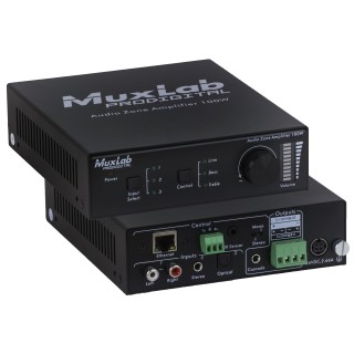 Amplificateur audio de zone Muxlab 500217 | 100W | multi-zone avec contrôle de volume Muxlab