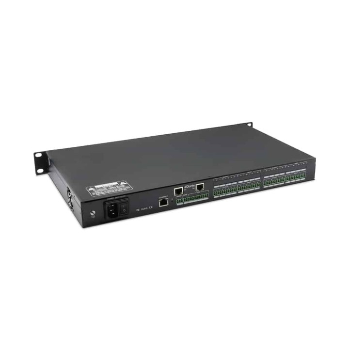 DSP audio Muxlab 500601 | Dante 8 canaux | traitement audio numérique multiroom Muxlab