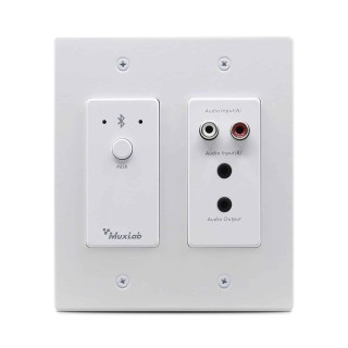 Muxlab - Interface Bluetooth et audio analogique vers Dante, blanc Muxlab