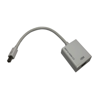 Câble Mini DP vers HDMI IDK IDK-MDHA-0015WT | Mini DisplayPort 1.2 | HDMI 2.0 semi-actif IDK