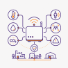 Passerelle LoRaWAN Orioma ORI-ORIOBOX | connectivité longue portée | IoT multi-capteurs 24/7 Orioma