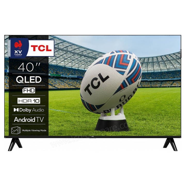 Téléviseur TCL 40S5K | écran 40 pouces Full HD avec technologie QLED | luminosité 250 nits TCL