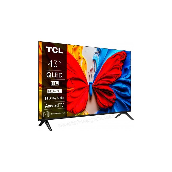 Téléviseur professionnel TCL 43S5K | écran 43 pouces Full HD QLED | luminosité 250 nits TCL