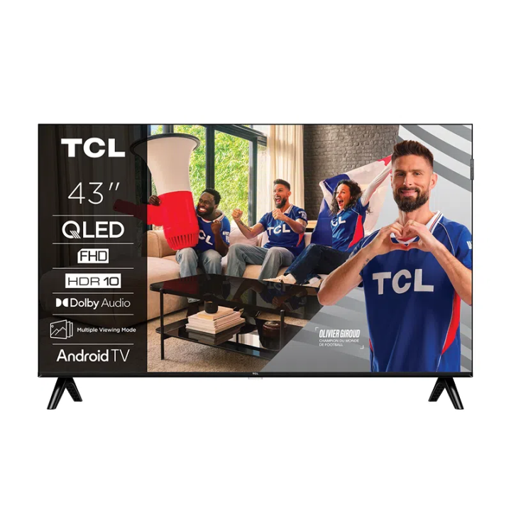 Téléviseur TCL 43S5L | écran 43 pouces Full HD LED | luminosité 250 nits, noir TCL
