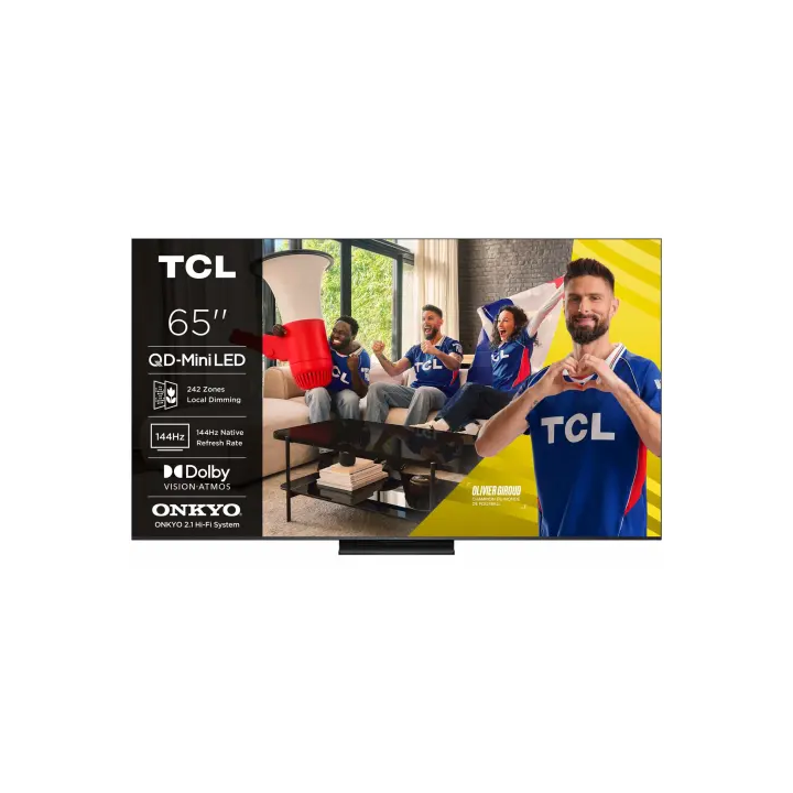 Téléviseur professionnel TCL 65C6KPRO | 65 pouces QLED 600 nits | 144 Hz Pro TCL