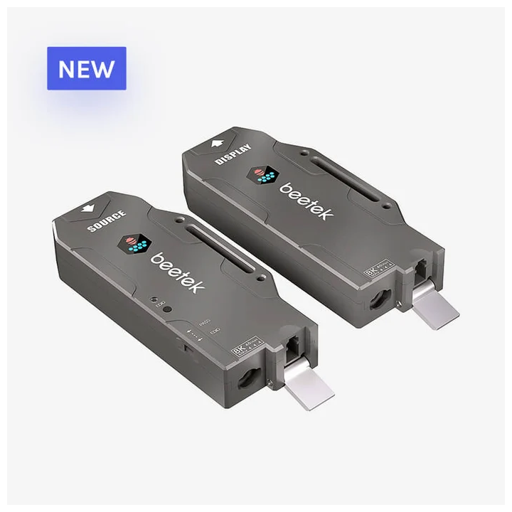 Extendeur HDMI 2.1 Beetek B-M1-110GH8K | monofibre LC | 8K 60 Hz Beetek