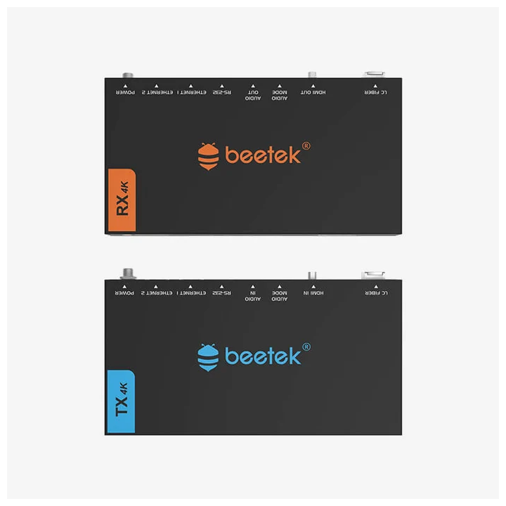 Extendeur HDMI 2.0 Beetek B-M1-HDMI2.0 | monofibre LC | transmission longue distance Beetek