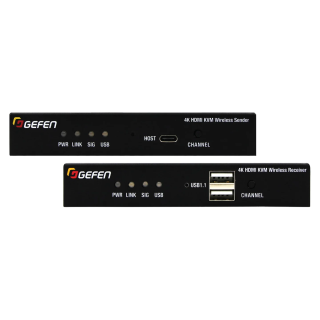 Extendeur KVM HDMI 4K sans fil Gefen GF-EXT-WIK-5G | transmission 5 GHz | USB clavier-souris Gefen