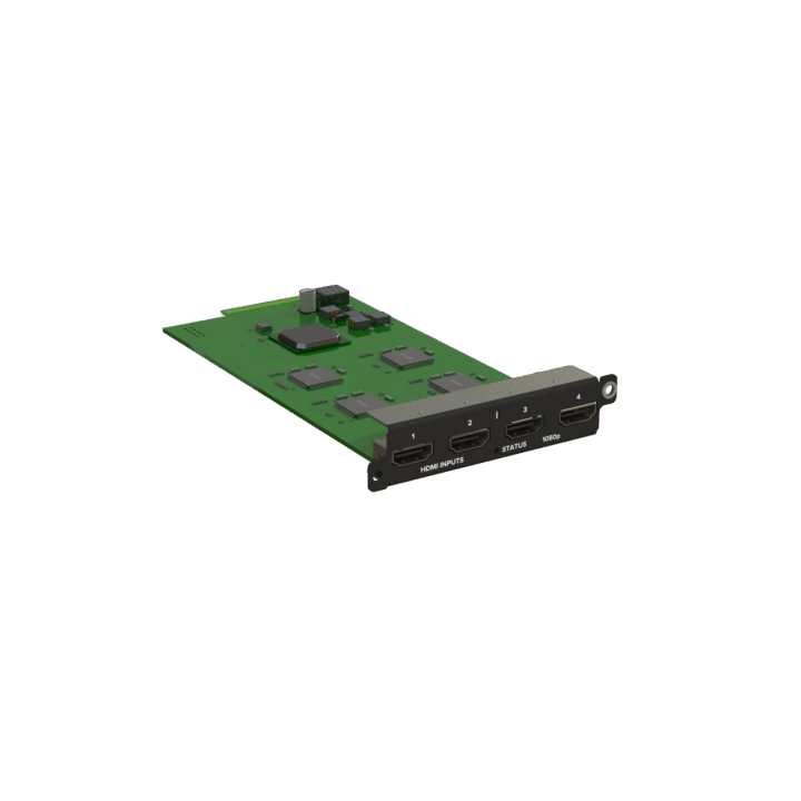 Module d’entrée vidéo CORIOmodule tvONE TVO-CM-HDMI-4IN-FF | 4 entrées HDMI | 1080p (FF) tvONE