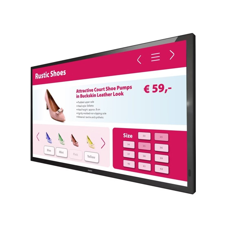 Écran tactile PHILIPS 43BDL3651T00 | 43" UHD | Direct LED - 43BDL3651T00 - Philips