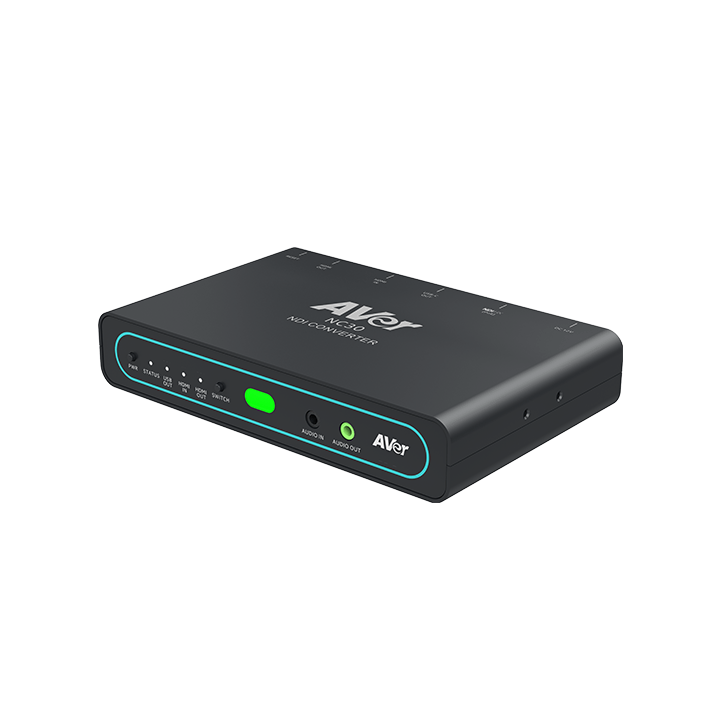 Encodeur décodeur AVer AVE-NC30 | NDI HX2/HX3 | USB-C et HDMI AVer