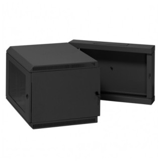 Coffret mural pivotant 19 pouces 12U Rondson RNS-WR12UN | Structure en acier noir Rondson