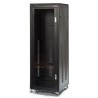 Baie réseau 19 pouces 18U en acier noir Rondson RNS-P18UN | 585 x 585 x 1075 mm Rondson