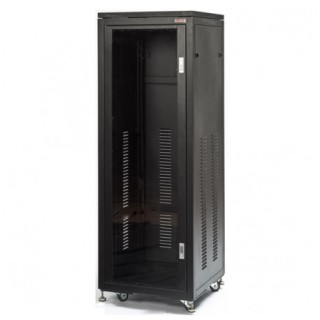 Baie réseau professionnelle 19 pouces 8U Rondson RNS-P8UN | Acier noir | 585 x 585 x 600 mm Rondson