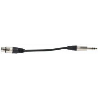 Cordon de liaison Rondson RNS-CL08 | XLR 3P femelle vers jack 6,35 mm mâle stéréo | 1,5 m Rondson