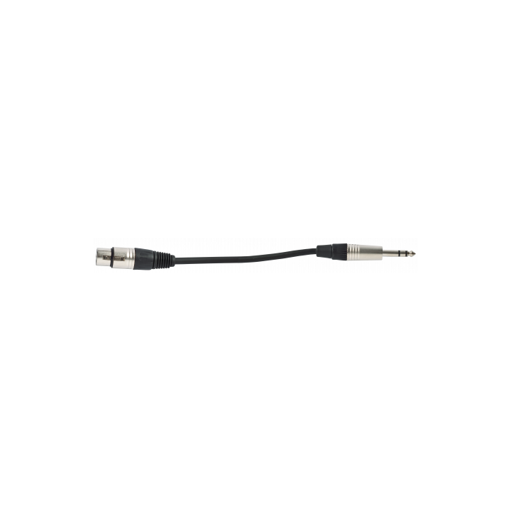 Cordon de liaison Rondson RNS-CL08 | XLR 3P femelle vers jack 6,35 mm mâle stéréo | 1,5 m Rondson