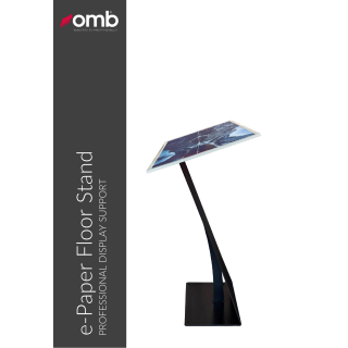 omb - Support de sol design Z pour Samsung e-Paper 32p, Noir. OMB