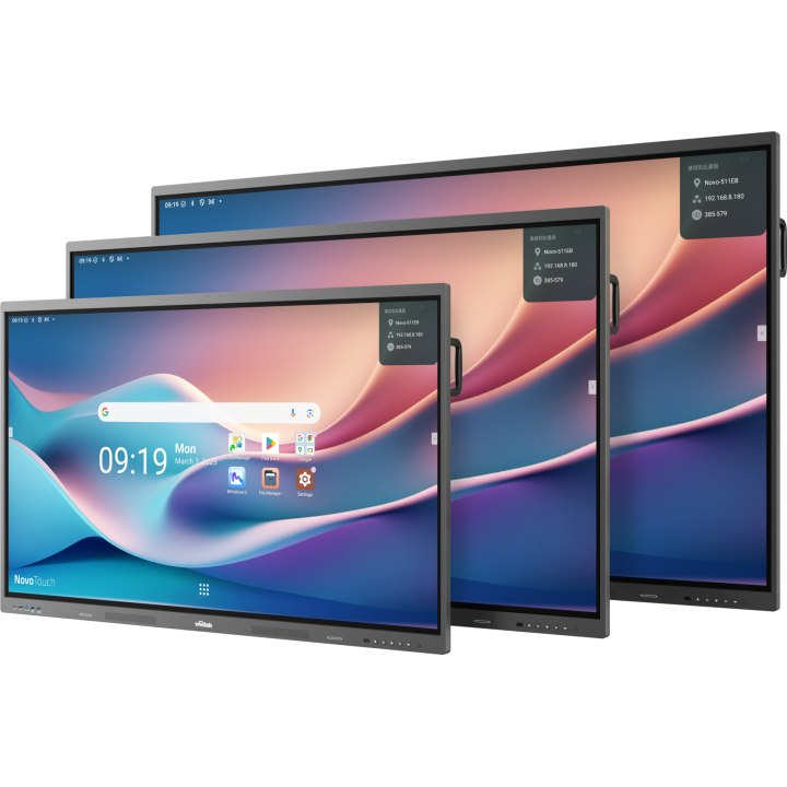 Vivitek - Ecran collaboratif 65p 4K-UHD 500cd/m2 16/7 Android 13 EDLA Vivitek