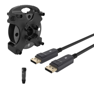 Kit câble AOC DisplayPort 1.4 Beetek B-GDH02-100M_KIT | blindé | 100 m Beetek