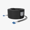 Câble fibre blindé Beetek B-G300-300USM-4LC | 4 brins monomode | TPU 300 m Beetek