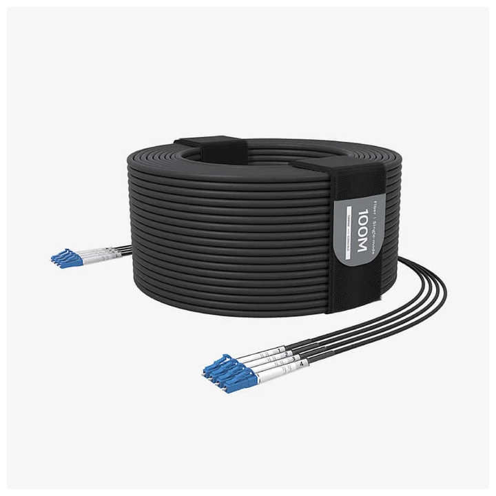 Câble fibre blindé Beetek B-G300-150USM-4LC | 4 brins monomode TPU | 150 m Beetek
